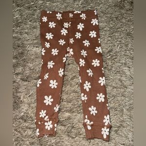 Grayson mini toddler girl floral leggings.